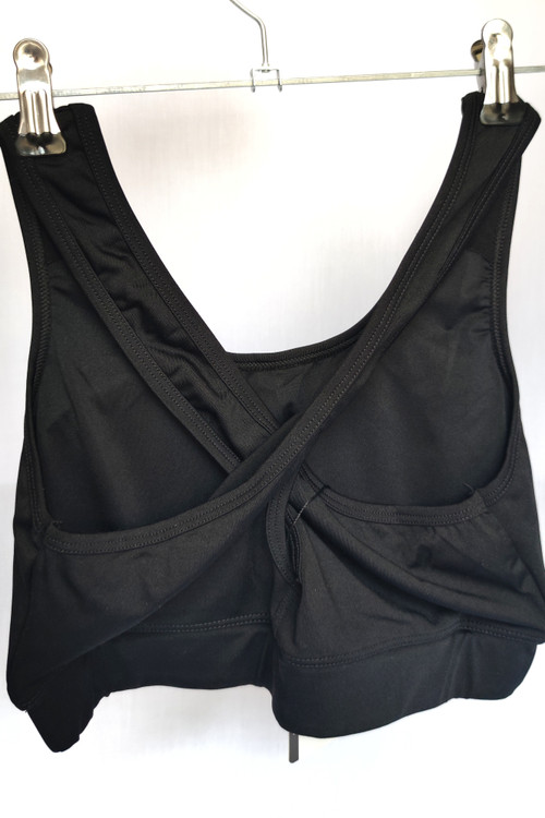 نیم تنه ورزشی ضربدری مشکی | ارسال فوری در شیراز