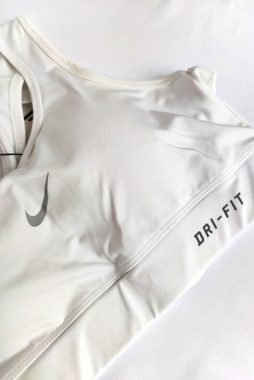 نیم تنه ورزشی ضربدری سفید جنس فلامنت