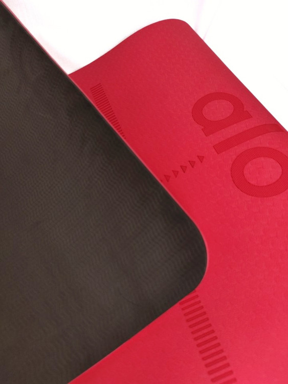 خرید مت یوگا طرح alo قرمز TPE ضخامت 8 میل