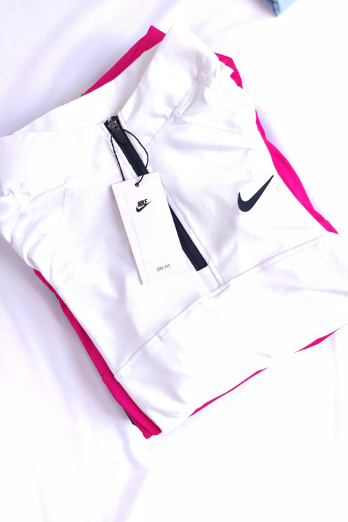 قیمت پیراهن آستین بلند ورزشی فینگر دار نایک سفید