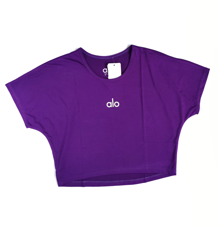 خرید کراپ ورزشی زنانه رنگ بنفش با ارسال فوری