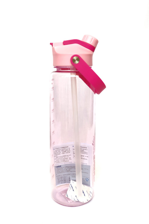 خرید قمقمه نی دار فانتزی دخترانه رنگ صورتی