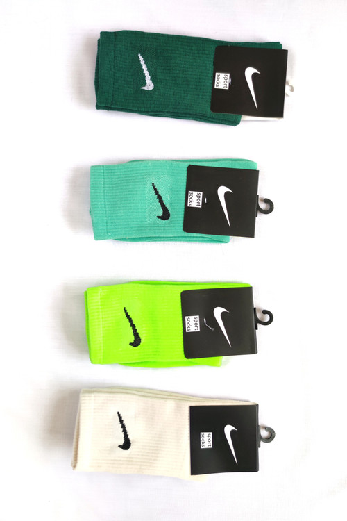 قیمت جوراب ورزشی نایک ساق بلند رنگی