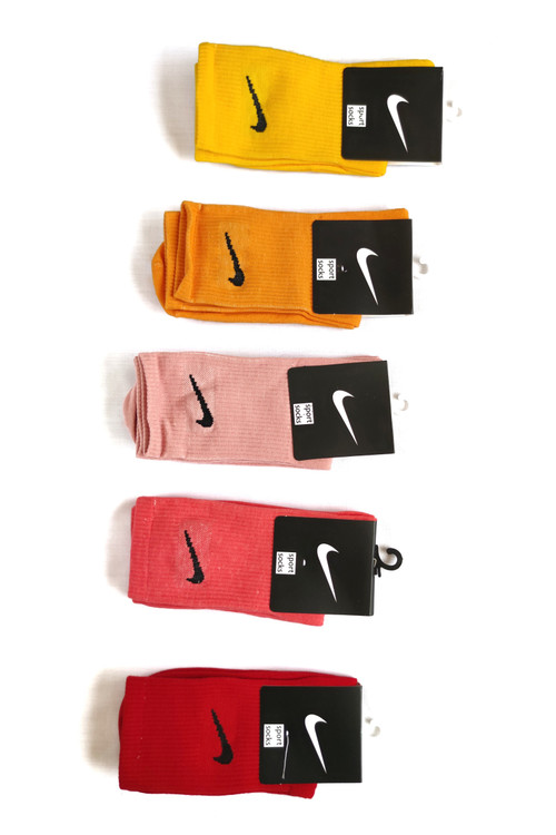 خرید جوراب ورزشی نایک ساق بلند رنگی | ارسال سریع پشتیبانی 24 ساعته