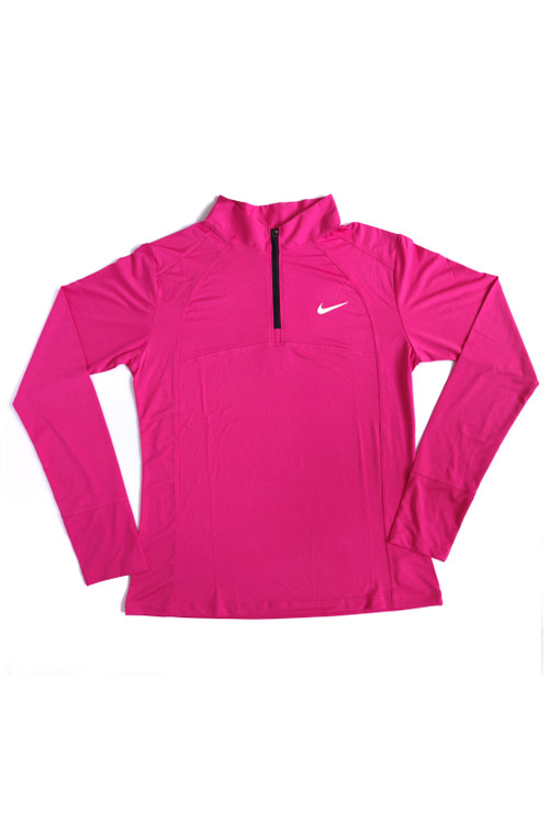 پیراهن آستین بلند ورزشی فینگر دار نایک زنانه صورتی + ارسال سریع