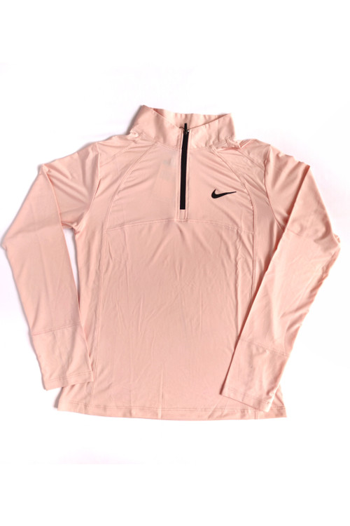 خرید پیراهن آستین بلند ورزشی فینگر دار نایک زنانه هلویی در شیراز